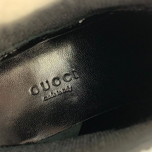 NIB Gucci Women matelassé Chelsea ankle boots in white size 36.5 - Picture 9 of 12